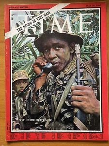 Time Magazine 1967 The Negro in Vietnam Sgt Clide Brown Rolex Day Date NO LABEL - Picture 1 of 12