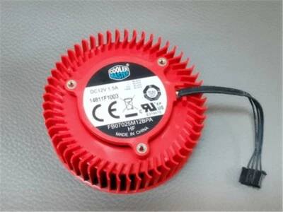 COOLER MASTER FB07025M12BPA DC12V 1.5A 7025 4Pin Turbo Fan - Image 1 of 3