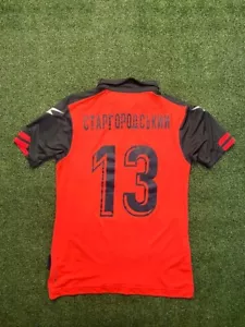 FC ARSENAL KYIV UKRAINE MATCH WORN HOME FOOTBALL SHIRT JERSEY STARGORODSKYI #13 - Picture 1 of 10