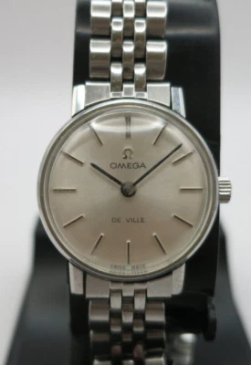 Reloj mecánico Omega De Ville de acero inoxidable para dama - Cal. 620 - 511.215 Foto 1 de 4