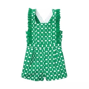 Janie & Jack Strampler Ösen Kleeblatt grün Größe 4 - Bild 1 von 7