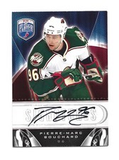 Pierre-Marc Bouchard AUTOGRAPH Minnesota Wild 2008-09 Upper Deck BAP AUTO Hockey