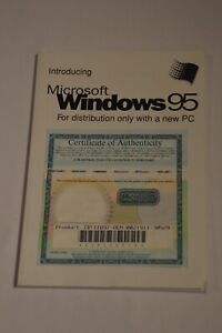 Microsoft Windows 95 - Genuine Original - COA (CD not included)