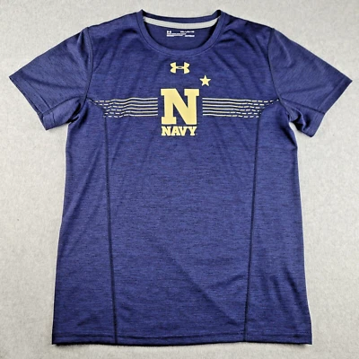 Camisa Under Armour Azul Marino Heat Gear Juvenil XL Azul Manga Corta Azul Marino Ropa Activa Foto 1 de 4