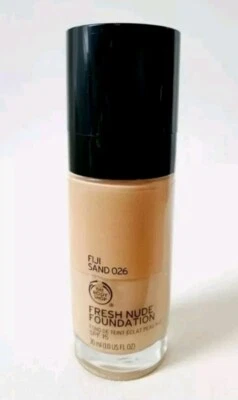 The Body Shop FIJI SAND 026 Fresh Nude Foundation 30ml New Rare FAST POSTAGE  - Image 1 of 4