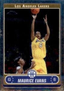 2006-07 Topps Chrome #124 MAURICE EVANS Lakers
