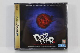 Deep Fear Sega Saturn SS Japanese Japan Import US Seller Manual Wears G043