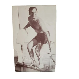 Ben Gazzara Penny Arcade Card Heavy Card Stock Actor 1950s Black White Photo - Picture 1 of 2