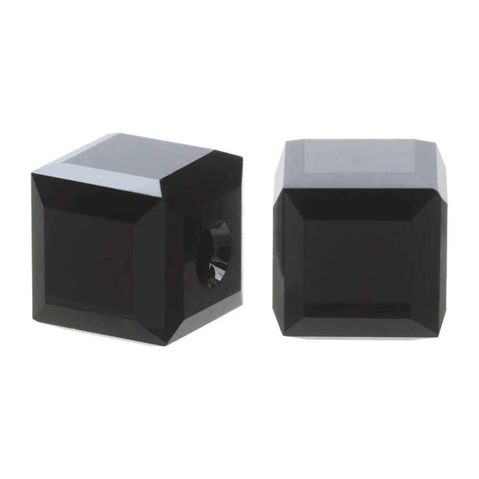 12 cuentas de cristal austriaco Swarovski #5601 - negro azabache - cubo de 4 mm Foto 1 de 1