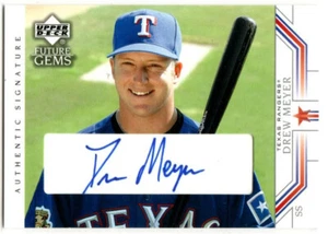 2002 UD Baseball Future Gems Drew Meyer ROOKIE AUTO RANGERS - Picture 1 of 1