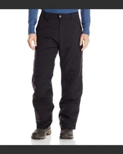 Pantalones de nieve blancos Sierra para hombre negros con aislamiento de tobogán esquí snowboard, XL, NUEVOS - Imagen 1 de 3