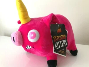 New Exploding Kittens 11" Long Pig-A-Corn Plush Stuffed Animal. Soft - Picture 1 of 6