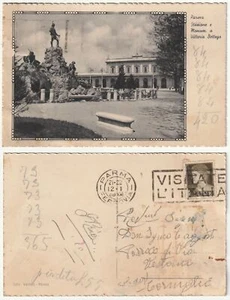 PARMA - STAZIONE E MONUMENTO A VITTORIO BOTTEGO - VIAGG. 1938 -89038- - Picture 1 of 1