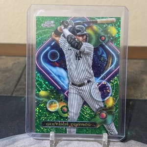 2023 Topps Cosmic Chrome Green Space rifrattori di polvere #119 Gleyber Torres /75 - Foto 1 di 2