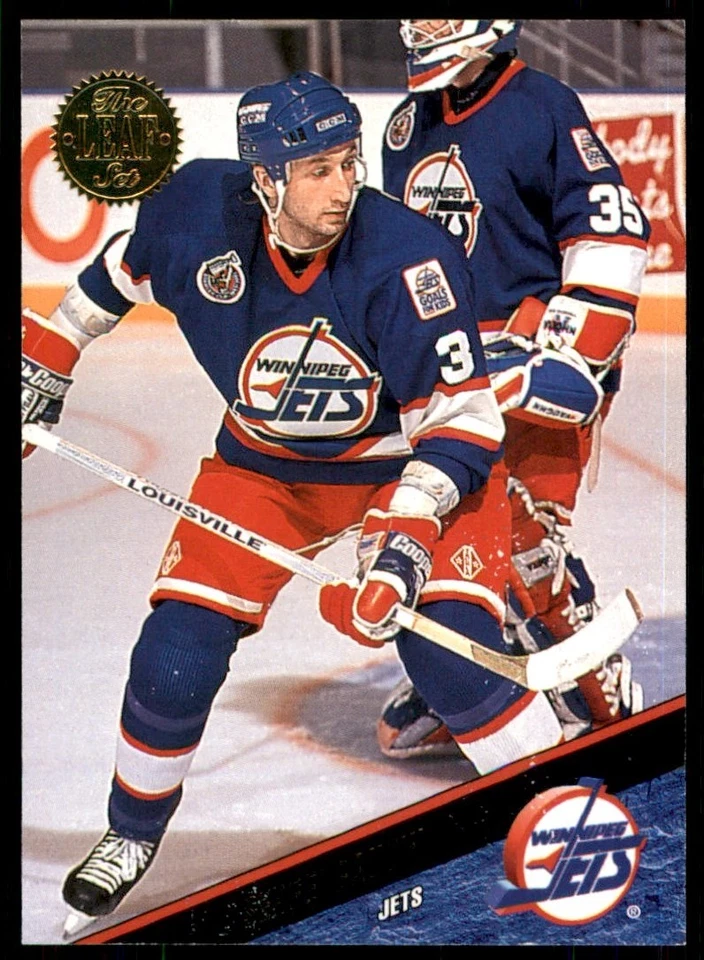 1993-94 Leaf Sergei Bautin Winnipeg Jets #242 - Image 1 of 2