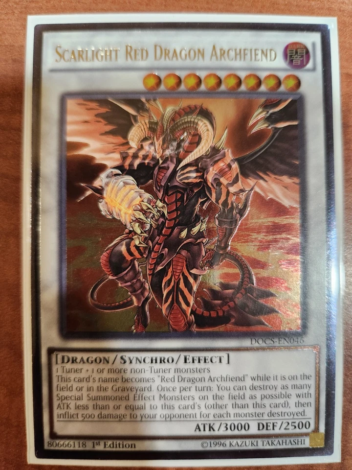 Scarlight Red Dragon Archfiend DOCS-EN046 1st Edition Ultimate Rare NM - Image 1 of 1
