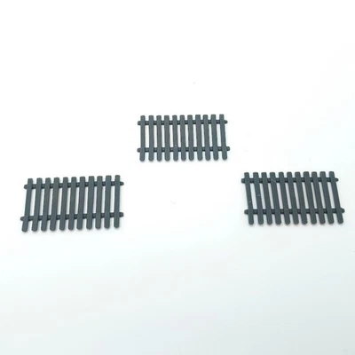 Diorama : 3 Barrières imitation bois - 3D Creative - 1:43 - Photo 1/4