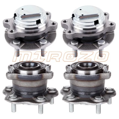 4x Rolamentos de cubo de roda traseira dianteira RWD para Infiniti EX35 2008-2012 RWD BR930890 - Imagem 1 de 4