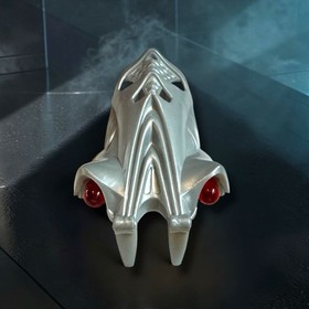 LEGO Bionicle Maxilos & Spinax Head Pearl Light Gray Part 57571 w/ Red Eyes Mask
