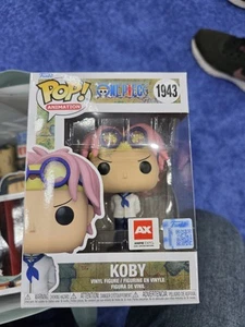 Funko Pop! One Piece-Koby-Anime Expo-2025-Con Sticker Exclusive - Picture 1 of 6