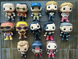 Loose WWE Funko Pop Lot Of 13 W/ Variants Cena 01 Rock Austin Macho Bellas Etc - Picture 1 of 2