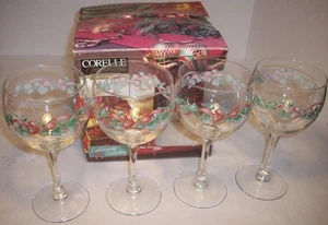 Corelle Koordinaten Weihnachten: Callaway Holiday Efeu: (4) 10 Unzen Kelche, Box: NR - Bild 1 von 4