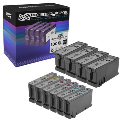 Compatible Ink for Lexmark 100XL HY (4 Blk, 2 Cyan, 2 Magenta, 2 Yellow, 10-Pk) - Image 1 of 4