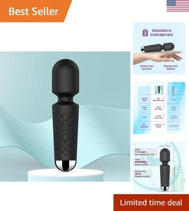 Massaggiatore vibrante portatile senza fili: 20 velocità, 8 modelli per il massimo sollievo - Foto 1 di 8