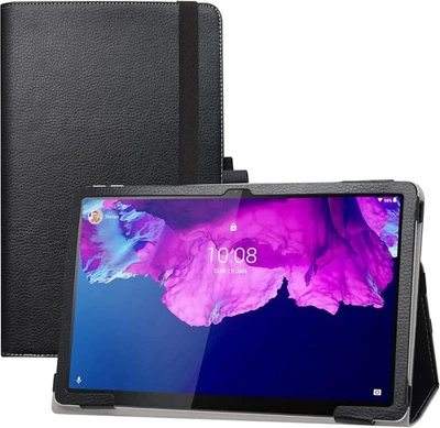 Funda LIFANG 11" Lenovo Tab P11 Delgada Folio Plegable Soporte Cuero PU Negra Foto 1 de 4