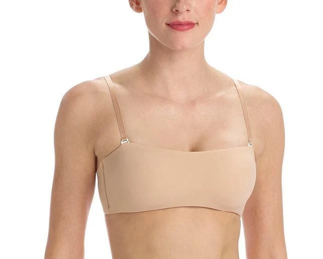 Bralette bandeau clásico para mujer commando - desnudo, LG Foto 1 de 2