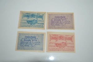 Lot 1920's AUSTRIA 20 10 Gufschein Zwanzig Zehn Heller paper money note bill - Picture 1 of 2