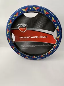 Wonder Woman Steering Wheel Cover Logo Blue - Foto 1 di 3