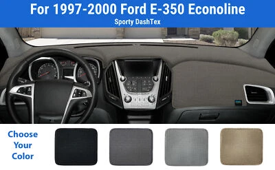Cubierta de alfombrilla de tablero para Ford E-350 Econoline 1997-2000 (DashTex) Foto 1 de 4