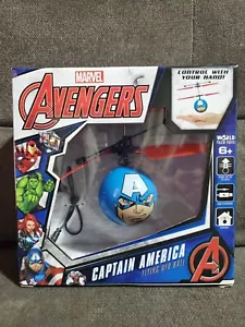Captain America Marvel Avengers Flying UFO / Hoverball (New In Box) - Picture 1 of 8