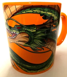 Rare Dragon Ball Z Coffee Mug Orange Large 20 oz Cup Toei NEW - Picture 1 of 6