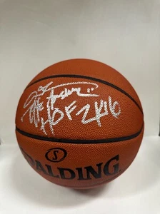 Allen Iverson Signed Spalding NBA Official Game Ball 76ERS W/2 Inscriptions PSA - Picture 1 of 2