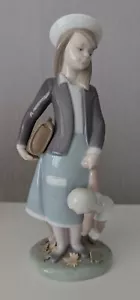 Lladro Figurine "Autumn School Girl" #5218 - Picture 1 of 4
