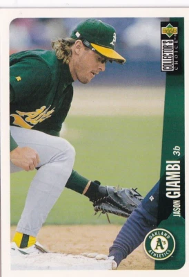 1996 Collector's Choice #243 Jason Giambi Oakland Athletics - Image 1 of 2