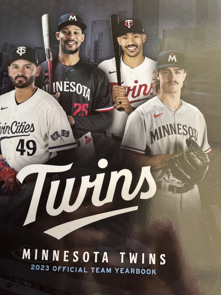 2023 MINNESOTA TWINS OFFICIAL YEARBOOK PROGRAM ALCS CHAMP WORLD SERIES CHAMPIONS - Image 1 of 1