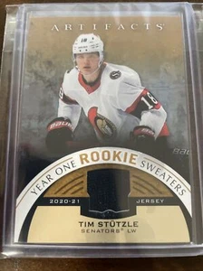 21/22 2021 UPPER DECK ARTIFACTS TIM STUTZLE RS-TS YEAR ONE ROOKIE SWEATER JERSEY - Picture 1 of 1