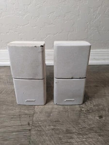 Bose Double Cube Speakers Lifestyle/Acoustimass White - Picture 1 of 4