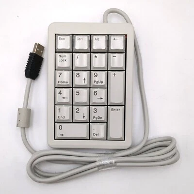 Cherry G84-4700 Mechanical Tactile Programmable White KeyPad G84-4700LUCUS-0 - Image 1 of 4