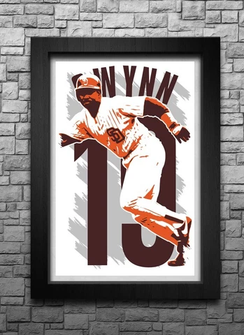 TONY GWYNN art print/poster SAN DIEGO PADRES FREE S&H! JERSEY Cover