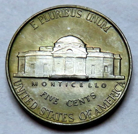 1940-P Jefferson Nickel__BU / MS__near Full Steps Cover