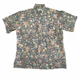Camisa de colección Reyn Spooner azul hawaiano floral/fruta abotonada para hombre grande - Imagen 1 de 10