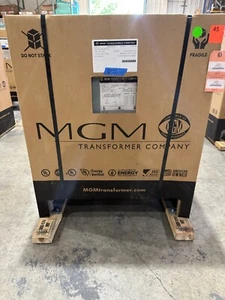 NEW MGM 45kva Transformer 3 Phase 480v-380v/219v 220v 400v/230v Delta WYE 231v - Picture 1 of 2