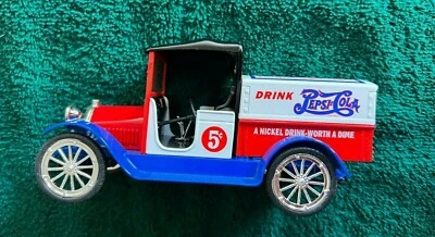 Pepsi-Cola ~ 1916 Studebaker Pickup, ~ Diecast Lockable Coin Bank # 22519 NIB - Image 1 of 4