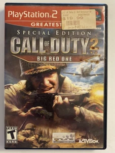 PS2 Playstation 2 Call of Duty 2 Big Red One Special Ed w/ Manual - USED - Picture 1 of 3