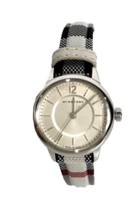 Burberry Classic Women's Swiss Round 26mm White Watch - BU10200 - Picture 1 of 2