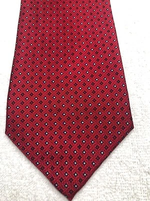 CORBATA NAUTICA HOMBRE ROJA CON AZUL MARINO Y BLANCO 4 X 61 Foto 1 de 4